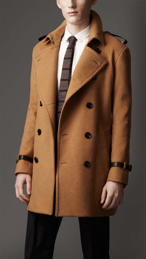 burberry wool coats men|burberry cashmere trench coat men's.